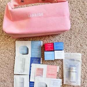 LANEIGE Skincare and carry all bag bundle